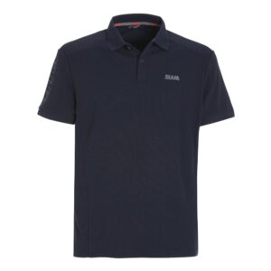 Slam Polo Manga Curta Act Logo Tactel