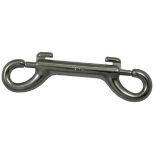 De profundis Mosquetão Duplo Pequeno De Aço 10 Unidades