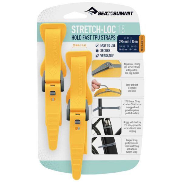 Sea to summit StretchLoc 15 20mm X 375mm 2 Pack - Imagem 2