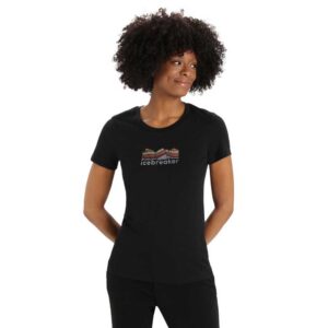 Icebreaker Camiseta De Manga Curta Tech Lite II Mountain Geology