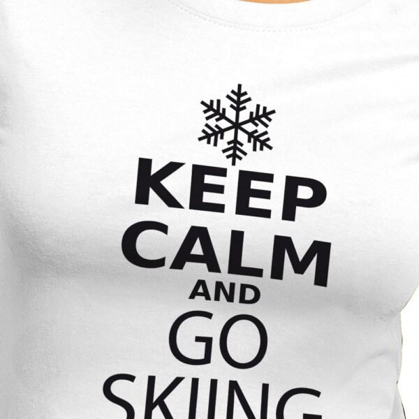 Kruskis Camiseta De Manga Curta Keep Calm And Go Skiing - Image 2