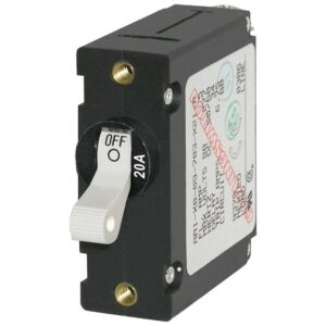 Blue sea systems AC/DC Single Pole Magnetic World Circuit Breaker 20A