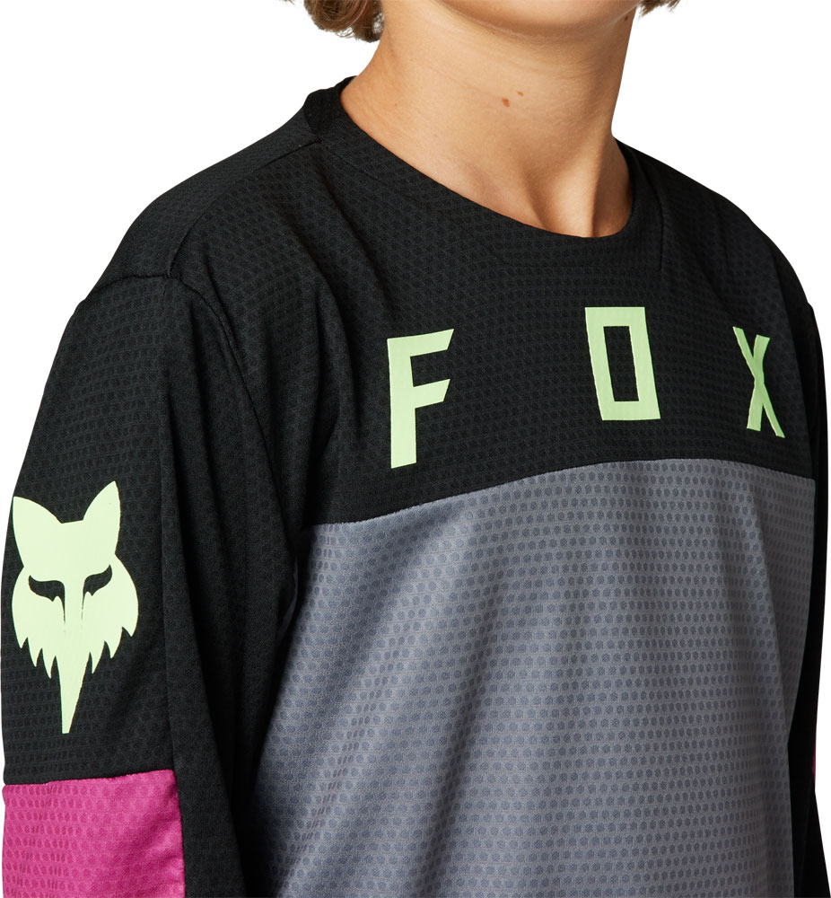 Camisa Fox Head Defend Race - MTB infantil de manga comprida - Imagem 5