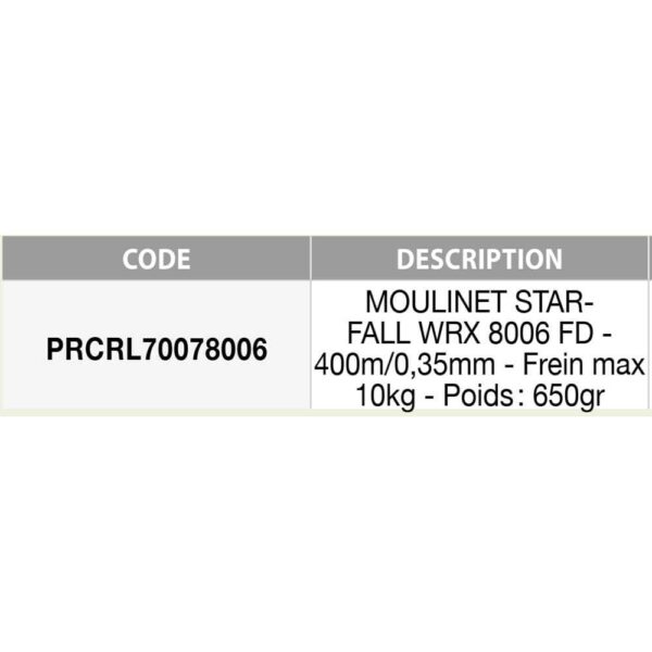 Prowess Molinete Carpa Starfall WRX - Imagem 2