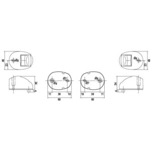 Lalizas FOS LED 12 Port Starboard