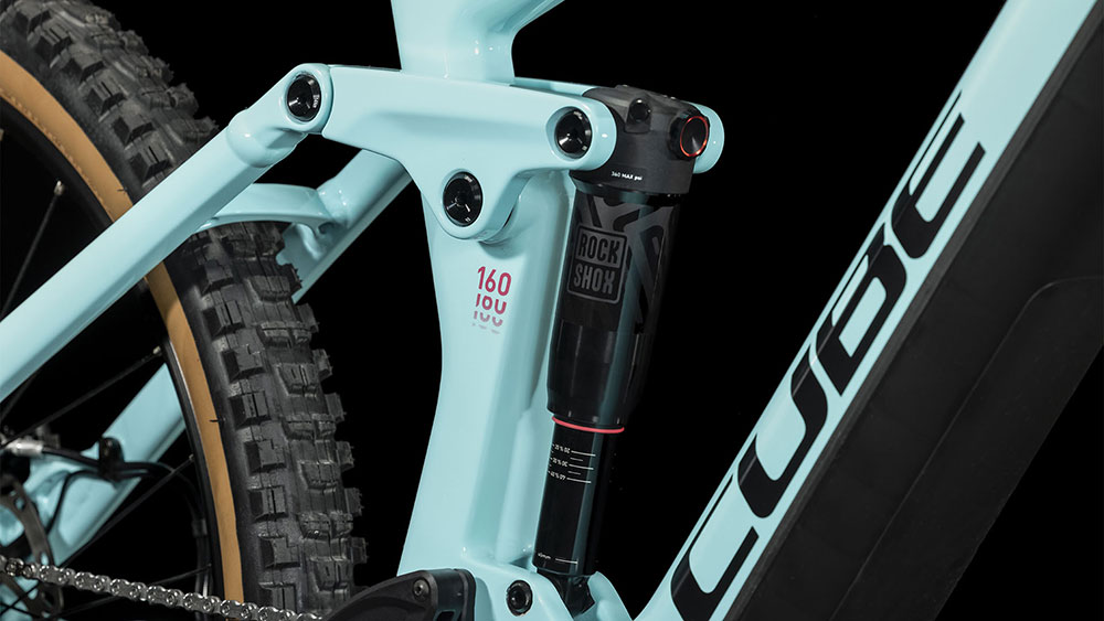Cube Stereo Hybrid 160 HPC Race 750 27.5 iceblue´n´black - Imagem 6