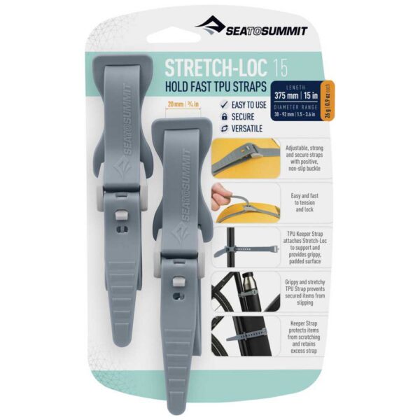 Sea to summit StretchLoc 15 20mm X 375mm 2 Pack - Imagem 2