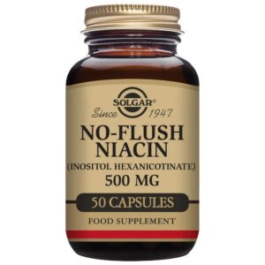 Solgar No-Flush Niacina 500mg 50 Unidades
