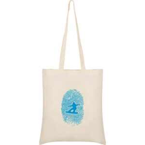 Kruskis Saco Tote Snowboarder Fingerprint
