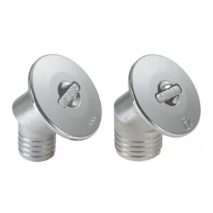 Foresti & suardi Enchimento De Plataforma De Combustível De Latão Cromado 30°