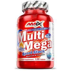 Amix Multi Mega Stack 120 Unidades Neutro Sabor Tablets