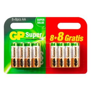 Gp batteries Alcalino Baterias AA Mignon LR06 Super Value