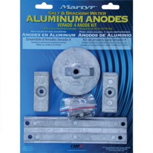 Martyr anodes Mercury Verado 4 Cilindro Ânodo Kit