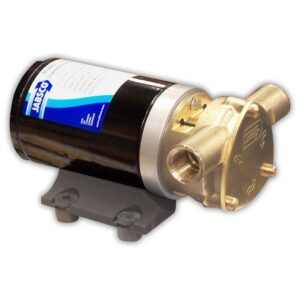 Jabsco Bomba De Impulsor Flexível Commercial Duty Water Puppy 12V 11.5A 9GPM