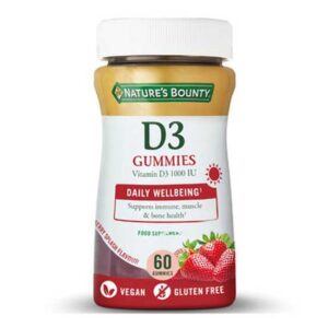 Natures bounty Vitamina D 3 60 Sabor 60 Jujubas