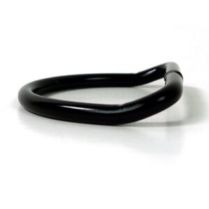 Halcyon D Ring Revestimento Rígido Preto De Alumínio Bent 2 Inch