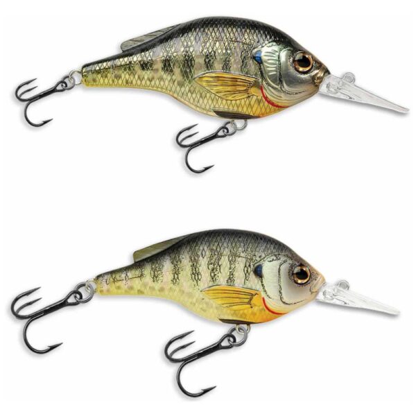 Live target BG Bluegill 70S Flutuando Isca De Manivela 70 mm 14g