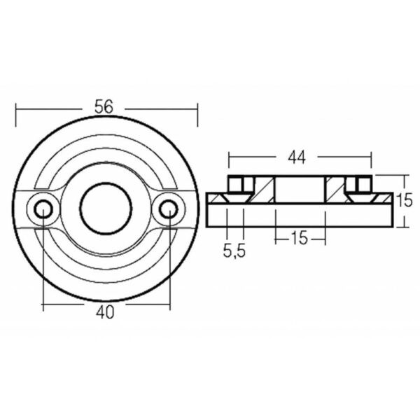 Tecnoseal Ânodo De Arruela De Zinco KGF 60/75/80/95 - Imagem 2