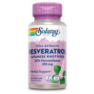 Solaray Super Resveratrol 250mgr 30 Unidades