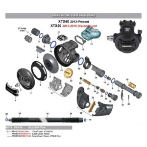 Apeks Tampa Frontal Nitrox XTX2040-50