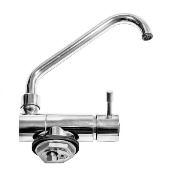 Elettrogas aravon Torneira Misturadora Giratória De Latão Cromado 14 mm
