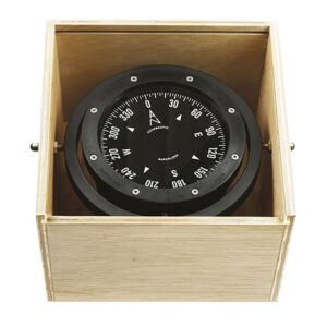 Autonautic instrumental Bússola De Caixa De Madeira C4-00114