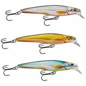 Live target RS Rainbow Smelt Jerkbait 70S Suspensão Minnow 70 mm 3.5g