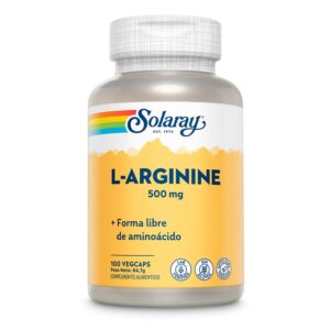 Solaray L-Arginina 500mgr 100 Unidades