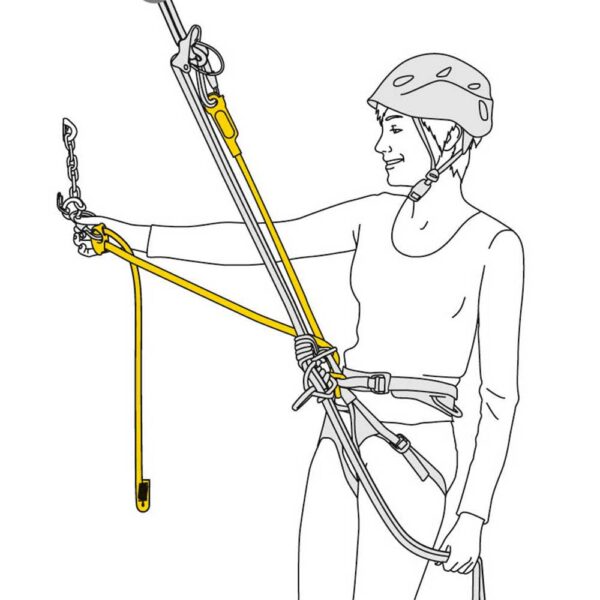Petzl Dispositivo De Posicionamento Evolv Adjust - Imagem 3