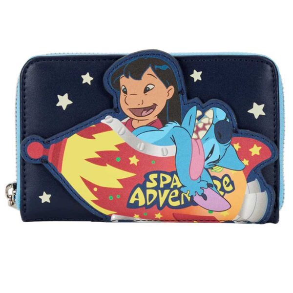 Loungefly Carteira Lilo E Stitch Space Adventure Disney