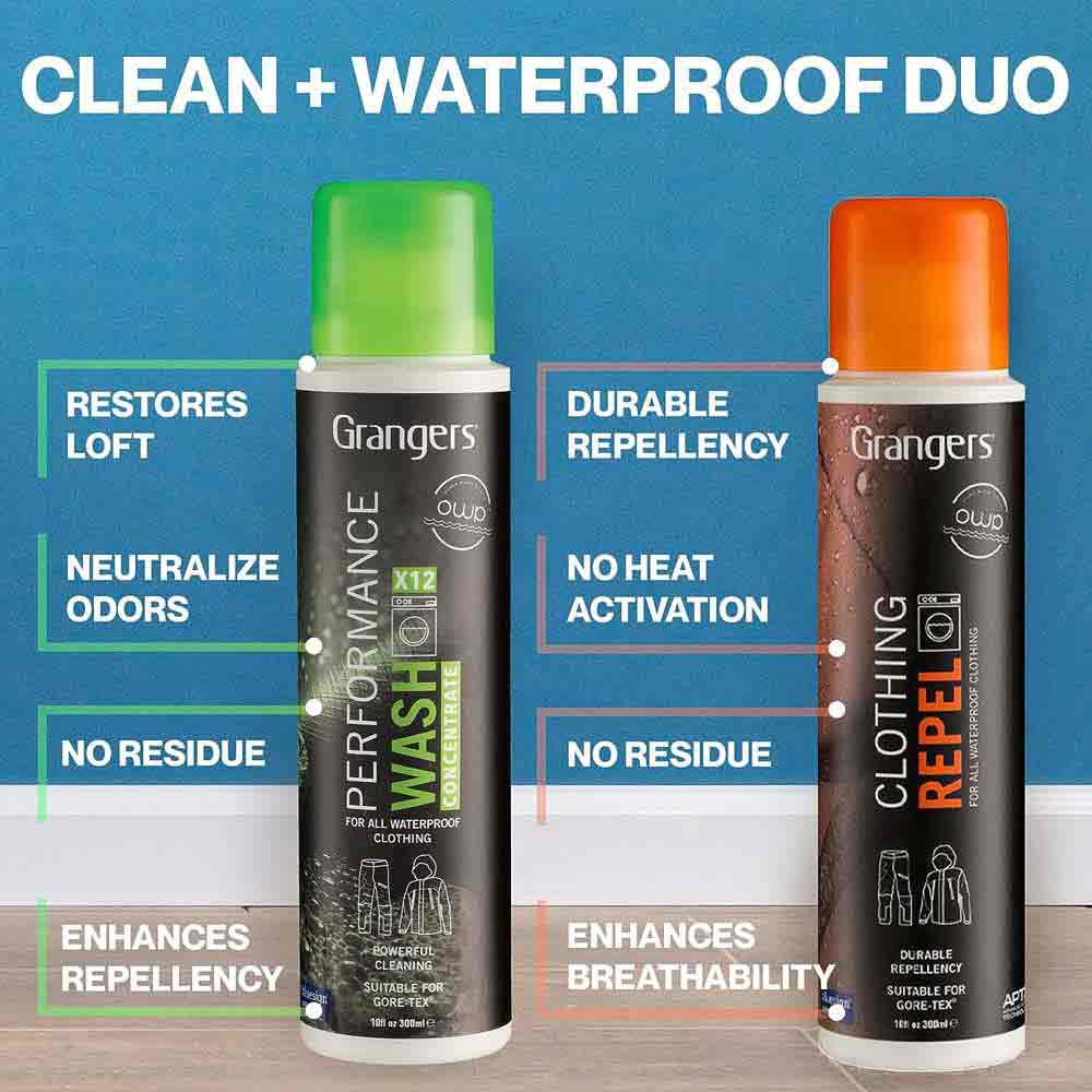 Grangers Limpador E Repelente De água Performance Wash + Clothing Repel 300ml - Imagem 4