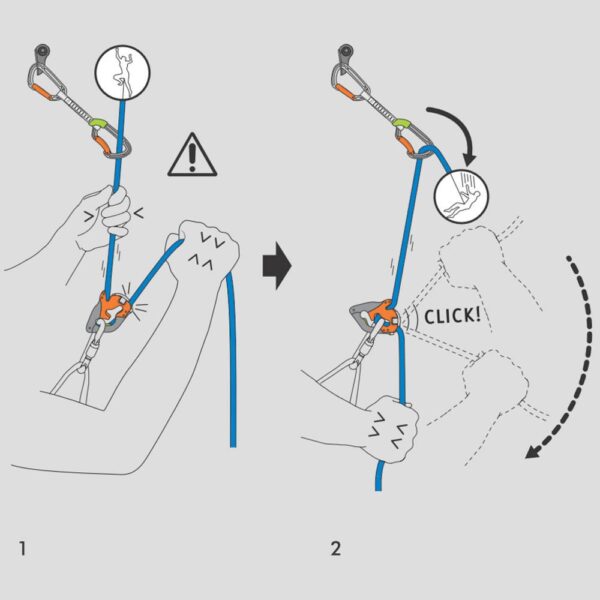Climbing technology Dispositivo De Amarração Click Up Kit + - Imagem 3