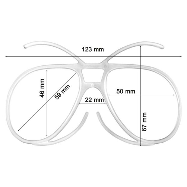 Salice Goggle Optic Clip - Imagem 3