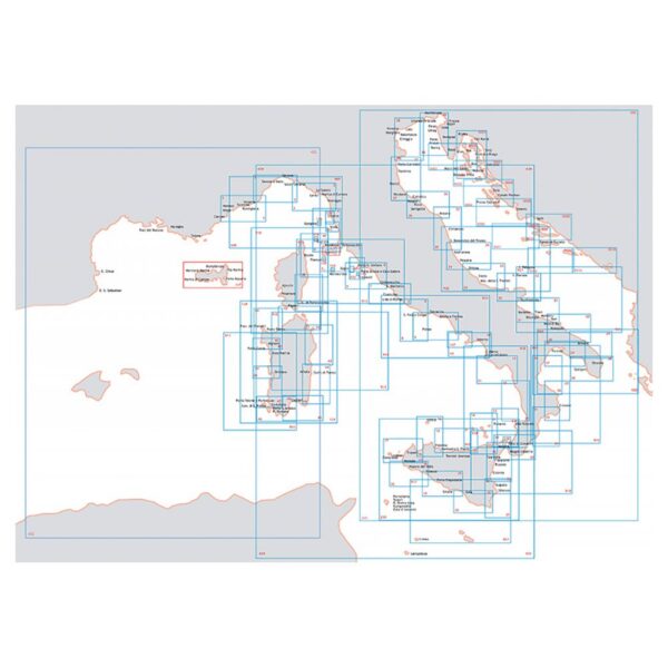 Istituto idrografico Cartas Marítimas Monte Argentario-Capo Linaro - Imagem 2