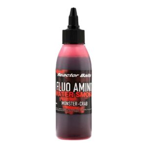 Reactor baits Aditivo Líquido Para Isca De Caranguejo Monstro Fluo Aminos Water Smoke Banana 125ml