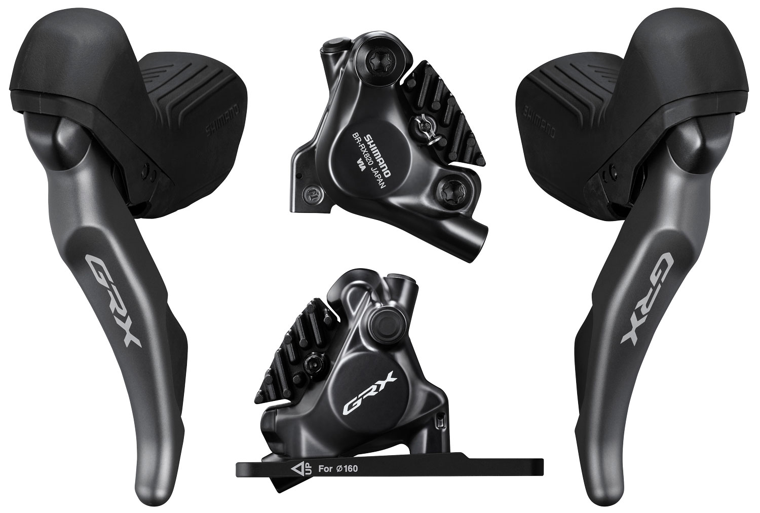 Shimano GRX ST-RX820+BR-RX820 2x12-speed Disc Brake Set
