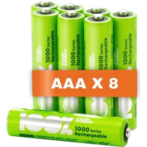 Gp batteries Bateria Recarregável 800 Mah Nimh 8 Unidades