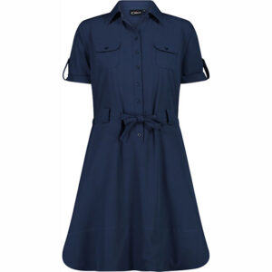 Campagnolo Stretch Fabric Polo Neck Dress W