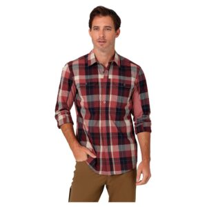 Wrangler Camisa De Manga Longa Mixed Material