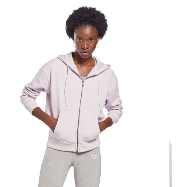 Reebok Moletom Zip Completo Ri French Terry - Imagem 4