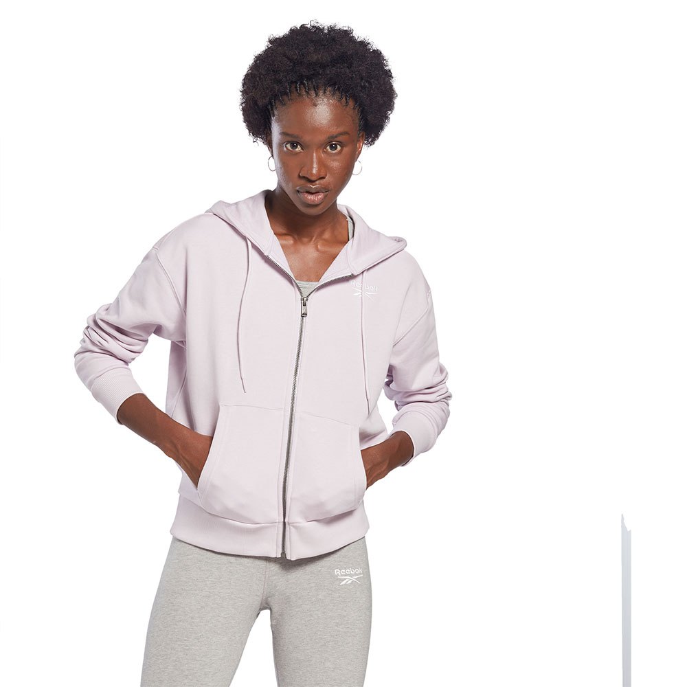 Reebok Moletom Zip Completo Ri French Terry - Imagem 4
