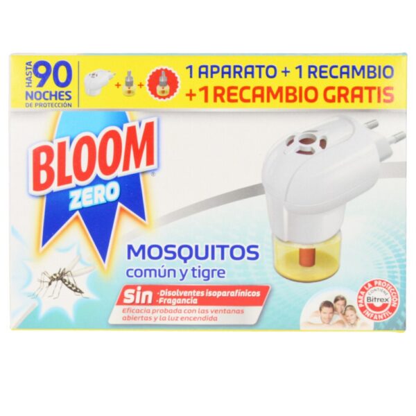 Bloom Zero Mosquitos Aparato Eléctrico + 2 Recambios