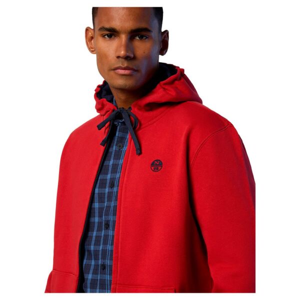North sails Suéter Zip Completo Logo - Imagem 3