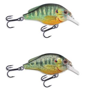 Live target Isca De Manivela Pumpkinseed Flat-Side Squarebill Floating 60 mm 14g