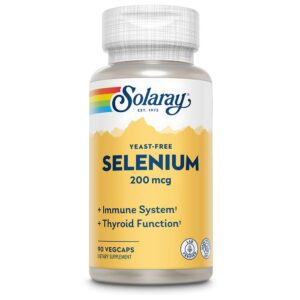 Solaray Selênio 200mcgr 90 Unidades