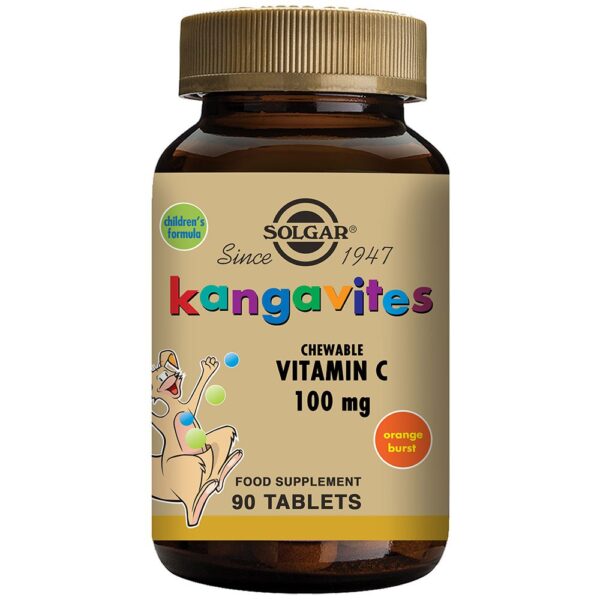 Solgar Kangavites Vitamin C 100mg 90 Unidades