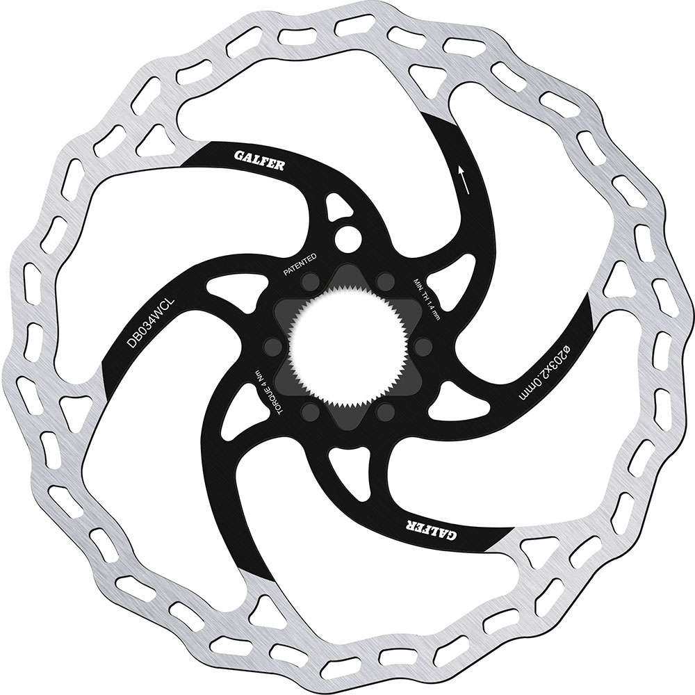 Galfer Bike Wave® Fixed Centerlock brake disc for e-bike