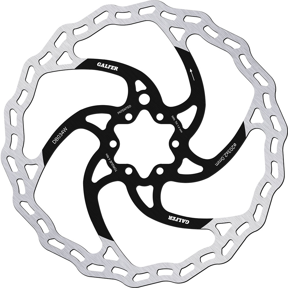 Galfer Bike Wave® Fixed 6-bolt Rotor Disc for E-Bike