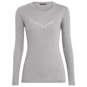 Salewa Camiseta De Manga Comprida Solidlogo Dryton