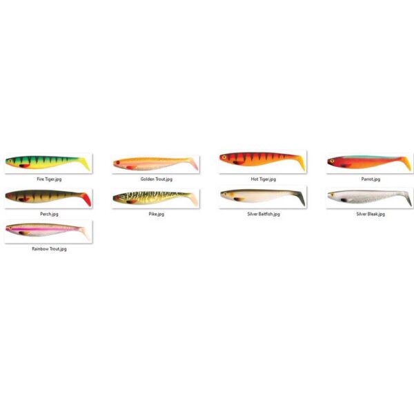 Fox rage Isca Macia Pro Shad Natural Classic 280 Mm 9 Unidades - Imagem 2
